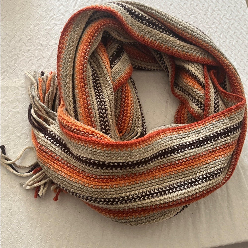 Talbots Multicolor Fringe Scarf - Picture 3 of 3